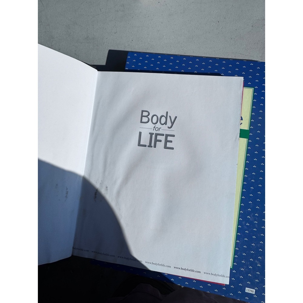 Body for Life Bill Phillips Hardcover Fitness Exercise Nutrition Health Book